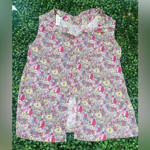 BURU White Label Sleeveless Mod Top – Pink Liberty Floral